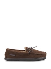 Hush Puppies Brown Ace Cord Slippers - Image 1 of 3