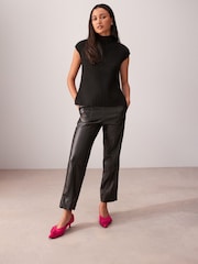 Pink Forever Comfort® Ruffle Kitten Heel Court Shoes - Image 3 of 9