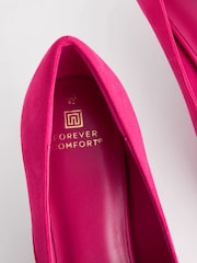 Pink Forever Comfort® Ruffle Kitten Heel Court Shoes - Image 9 of 9