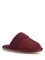 Hush Puppies Red Arianna Mule Slippers - Image 2 of 3