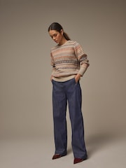 Laura Ashley Indigo Blue Wide Leg Jeans - Image 1 of 4