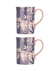 Cath Kidston Set of 2 Purple Wisteria Mugs - Image 2 of 4