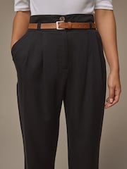 Laura Ashley Black Laura Ashley Tapered Trouser and Belt Set - Image 6 of 6