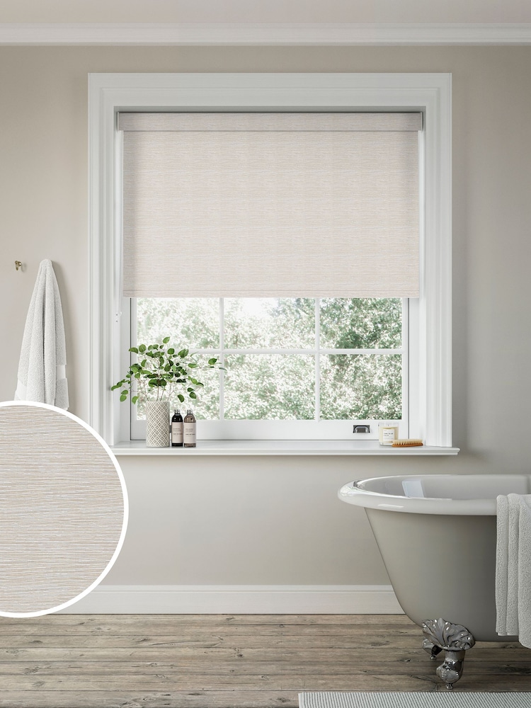 Natural Sand Neptune Made to Measure Roller Blind - Image 1 of 6