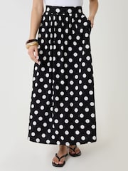Threadbare Black Jersey A-Line Maxi Skirt - Image 3 of 4