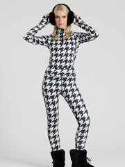South Beach Black/White Ski Base Layer Leggings - Image 5 of 6