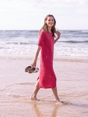 Celtic & Co. Cotton Button Back Dress - Image 1 of 7