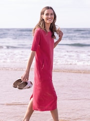 Celtic & Co. Cotton Button Back Dress - Image 2 of 7