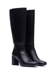 Hush Puppies Black Oprah Long Boots - Image 4 of 5