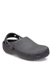 Crocs Black Kids Classic Crafted Clogs - Image 3 of 5
