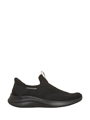 Skechers Black Ultra Flex 4.0 Pure Dream Trainers - Image 1 of 3