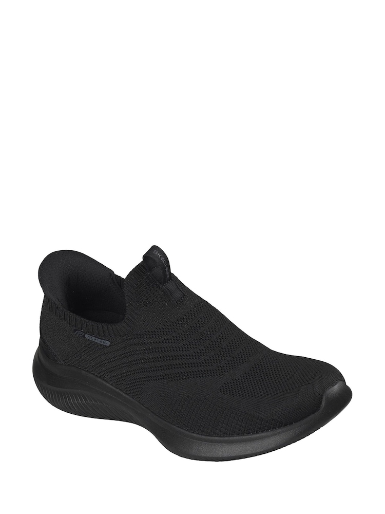 Skechers Black Ultra Flex 4.0 Pure Dream Trainers - Image 2 of 3 Skechers Black Ultra Flex 4.0 Pure Dream Trainers - Image 2 of 3