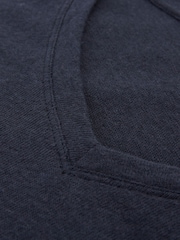 Celtic & Co.  Linen / Cotton V-Neck T Shirt - Image 4 of 5