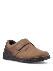 Brūna krāsa - Hush Puppies Forde Touch Fastening Shoes - Attēls 3 no 4