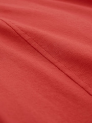 Celtic & Co. Red Organic Cotton Pleated Back Midi Dress - Image 3 of 4
