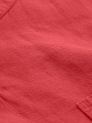 Celtic & Co. Red Linen Button Through Dress - Image 7 of 7