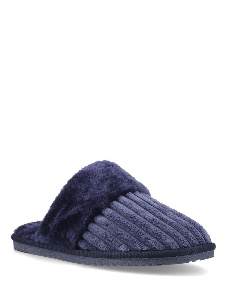 Albastru - Papuci Hush Puppies Arianna din material reiat - Imaginea 2 din 4 Albastru - Papuci Hush Puppies Arianna din material reiat - Imaginea 2 din 4