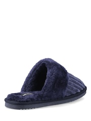 Albastru - Papuci Hush Puppies Arianna din material reiat - Imaginea 3 din 4