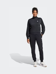 adidas Black Essentials Feel Cosy Tracksuit - Image 1 of 8