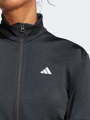 adidas Black Essentials Feel Cosy Tracksuit - Image 4 of 8