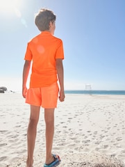 Orange Short Sleeve Sunsafe Rash Vest (1.5-16yrs) - Image 4 of 9