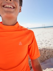 Orange Short Sleeve Sunsafe Rash Vest (1.5-16yrs) - Image 5 of 9