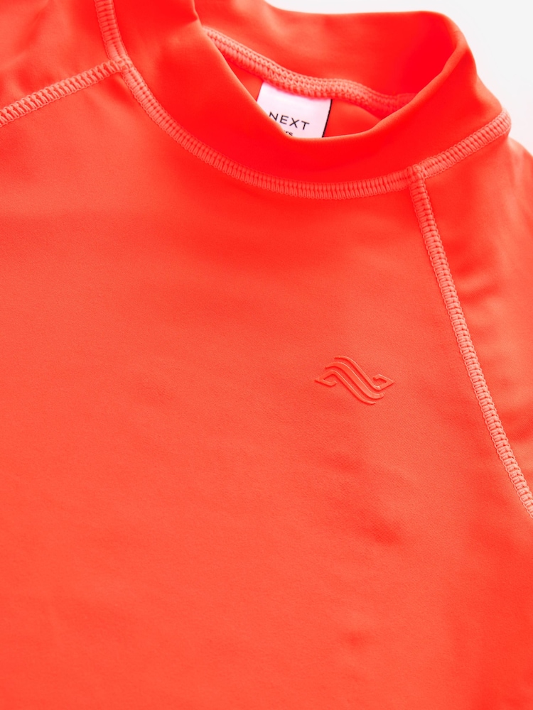 Orange Short Sleeve Sunsafe Rash Vest (1.5-16yrs) - Image 9 of 9 Orange Short Sleeve Sunsafe Rash Vest (1.5-16yrs) - Image 9 of 9