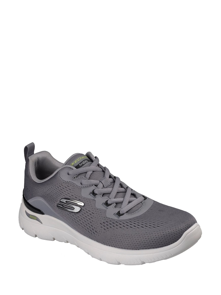 Skechers Grey Arch Fit Summits Kravel Trainers - Image 2 of 3 Skechers Grey Arch Fit Summits Kravel Trainers - Image 2 of 3