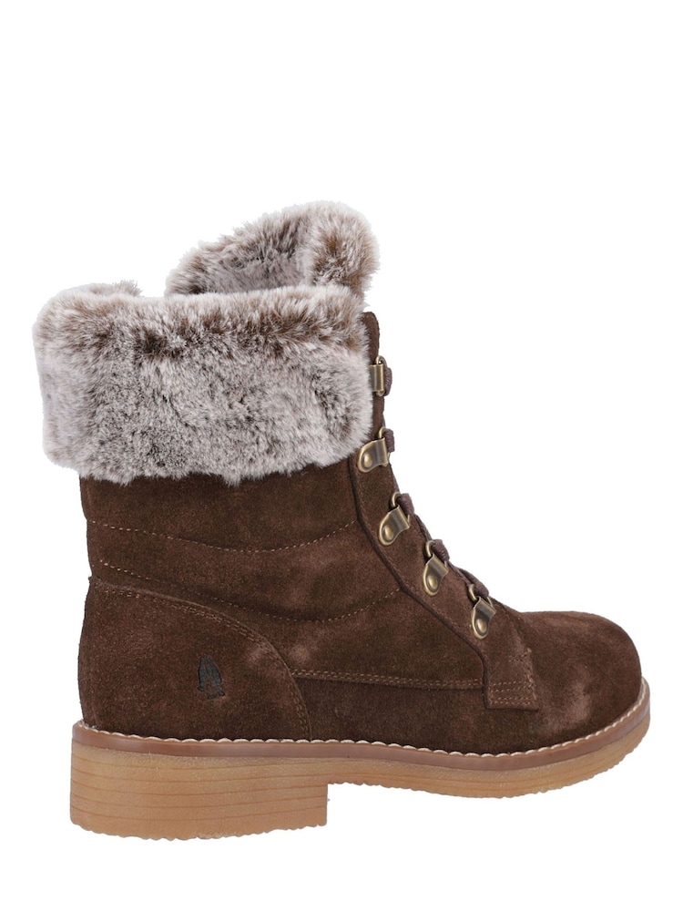 Hush Puppies Brown Florence Wide Fit Boots - Image 2 of 4 Hush Puppies Brown Florence Wide Fit Boots - Image 2 of 4