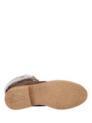 Hush Puppies Brown Florence Wide Fit Boots - Image 4 of 4