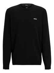 BOSS Black Crew Neck Logo Jersey Sweatshirt - Image 5 of 5