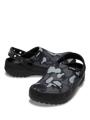 Crocs Black Classic Crafted Camo Clogs - Image 4 of 5