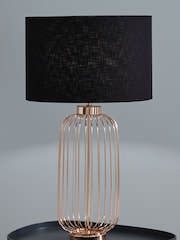 Pacific Gold Dania French Gold Metal Wire Tall Table Lamp - Image 1 of 2