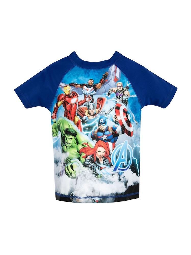 Character Blue Marvel Avengers Two Piece Top & Shorts Set - Image 2 of 5