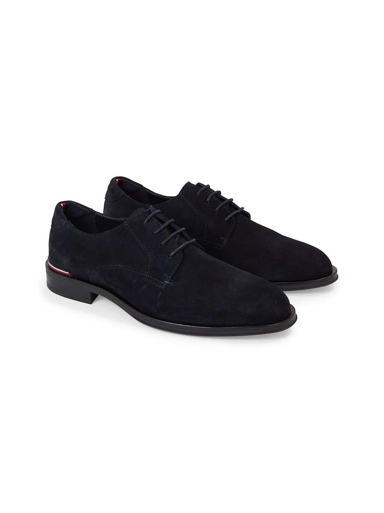 Tommy Hilfiger Blue Suede Shoes - Image 2 of 4