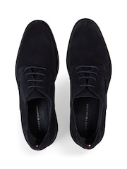 Tommy Hilfiger Blue Suede Shoes - Image 3 of 4