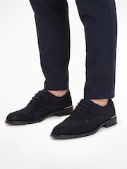 Tommy Hilfiger Blue Suede Shoes - Image 4 of 4