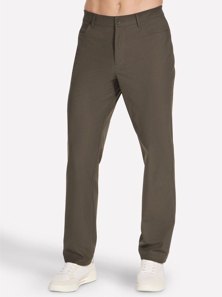 Skechers Brown Premium 5 Pocket Classic Trousers - Image 1 of 3
