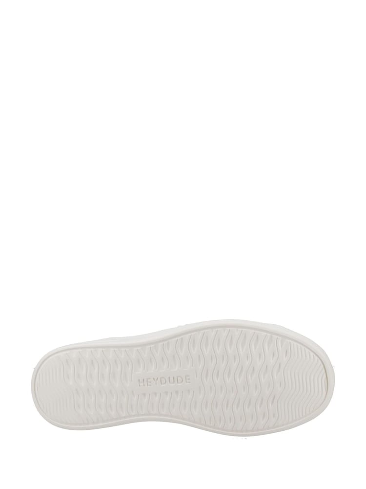HEYDUDE White Karina Duo Classic Trainers - Image 4 of 4