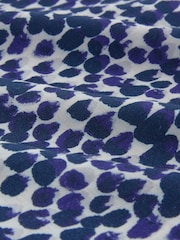 Celtic & Co. Blue Short Sleeve Knee Length Shift Dress - Image 5 of 5