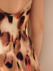 Leopard Print Maternity Cutout Frill Sleeve Swimsuit - Image 5 of 6