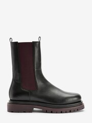 Black/Berry Red Forever Comfort® Signature Coloured Sole Chelsea Boots - Image 3 of 6