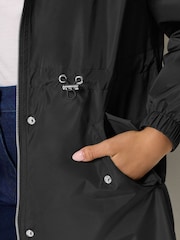 M&Co Black Petite Rain Jacket - Image 4 of 6
