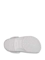 Crocs Grey Classic Toddler Glitter Clogs - Image 6 of 7
