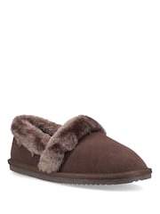 Hush Puppies Brown Ariel Slippers - Image 3 of 4