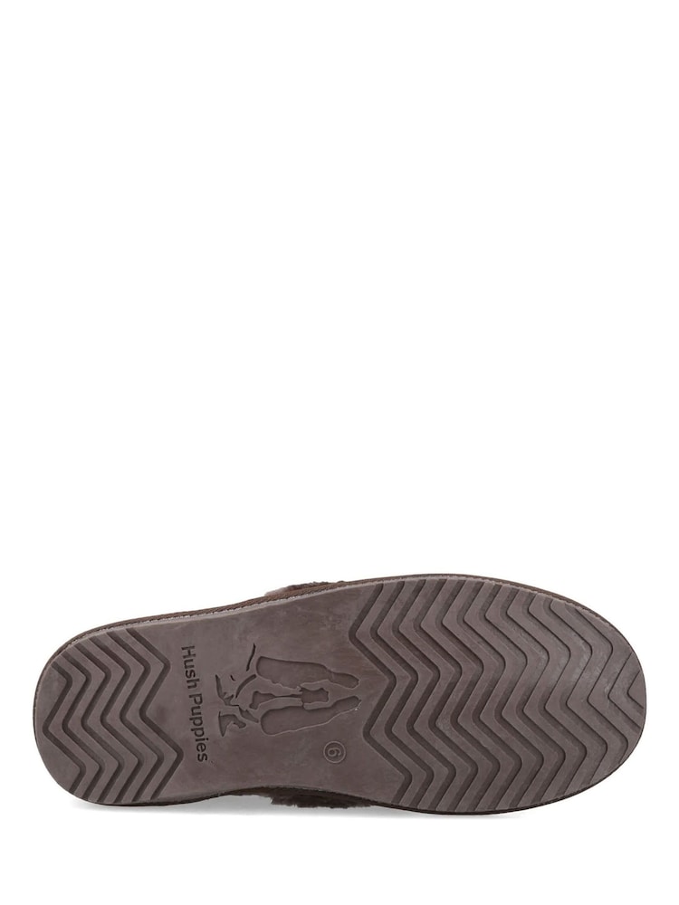 Hush Puppies Brown Ariel Slippers - Image 4 of 4 Hush Puppies Brown Ariel Slippers - Image 4 of 4