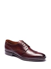 Шоколадты қоңыр - Base London Sloane Brogue Shoes - 3суретінің 1 суреті