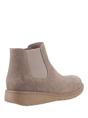 Pelēks - Hush Puppies Leonie zamšādas zābaki - Attēls 2 no 4