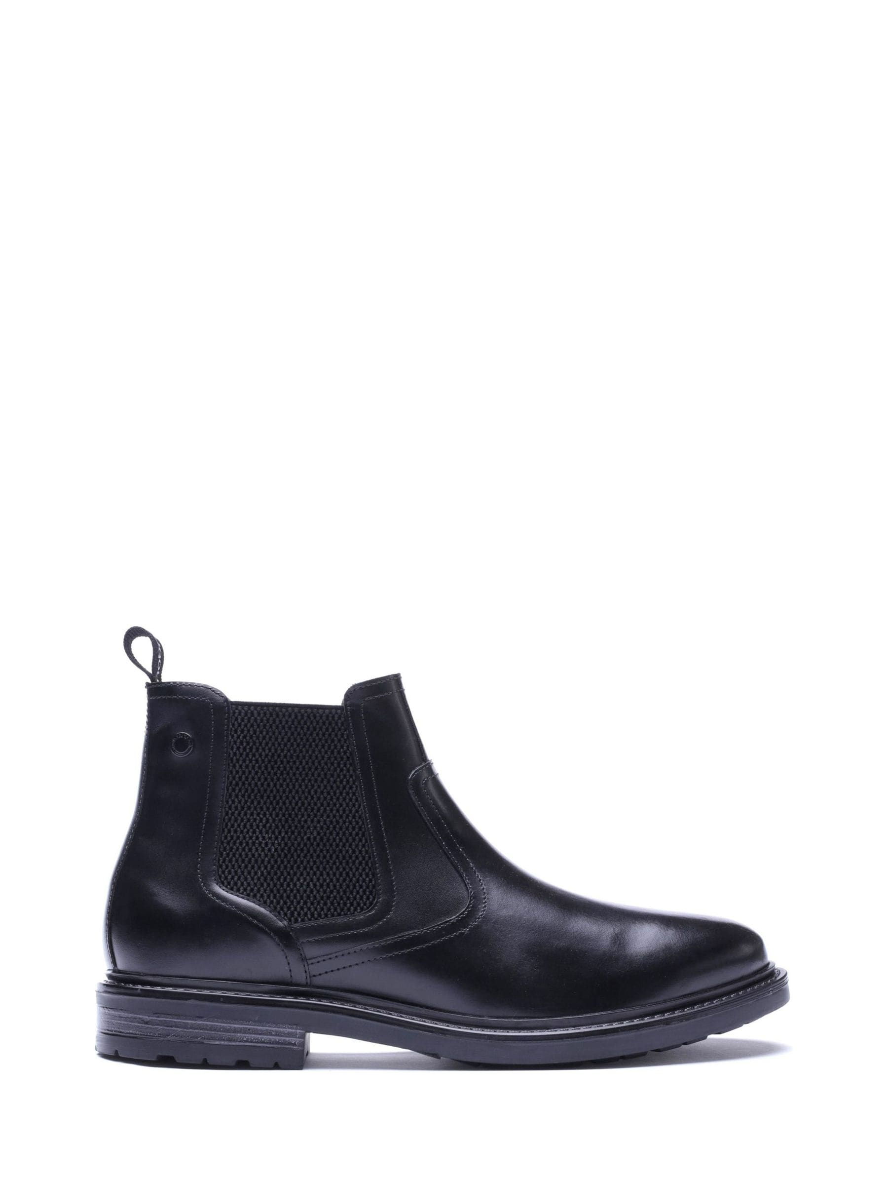 Base London Men's Black Smith Chelsea Boots Colour: : Size 12 - Image 2