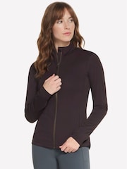 Skechers Brown GOFlex Harmony Full Zip Jacket - Image 1 of 2